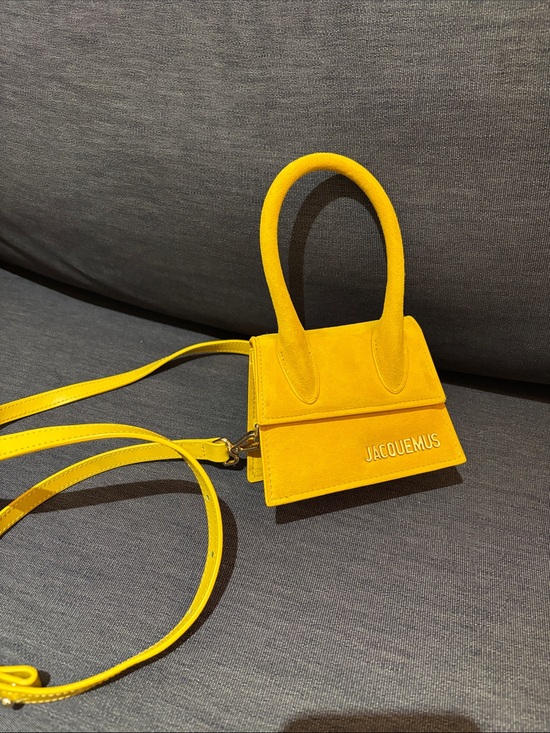Jacquemus Handbags - Jacquemus Bright Yellow Le Chiquito Mini Top-Handle Bag